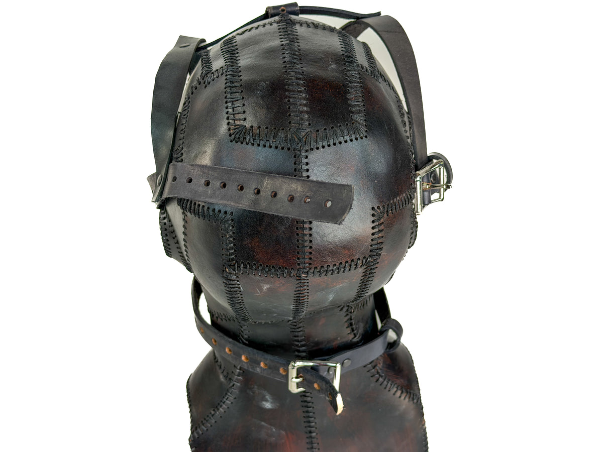 One of a Kind - Never Reproduced Clown Handmade Leather Clown Mask: Halloween Cosplay Costume