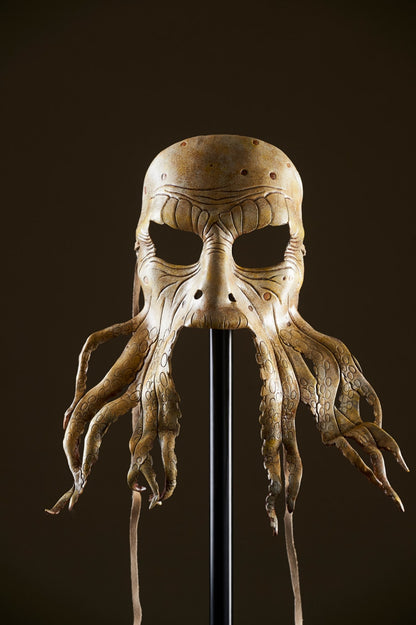 Pirate Octopus Handmade Genuine Leather Mask