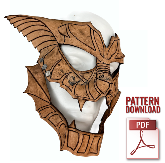 Cyber Tiger Mask Printable Pattern With Instructional Guide