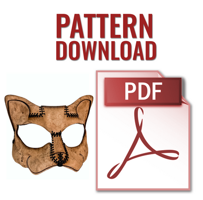 Cat Eye Mask Printable Pattern With Instructional Guide
