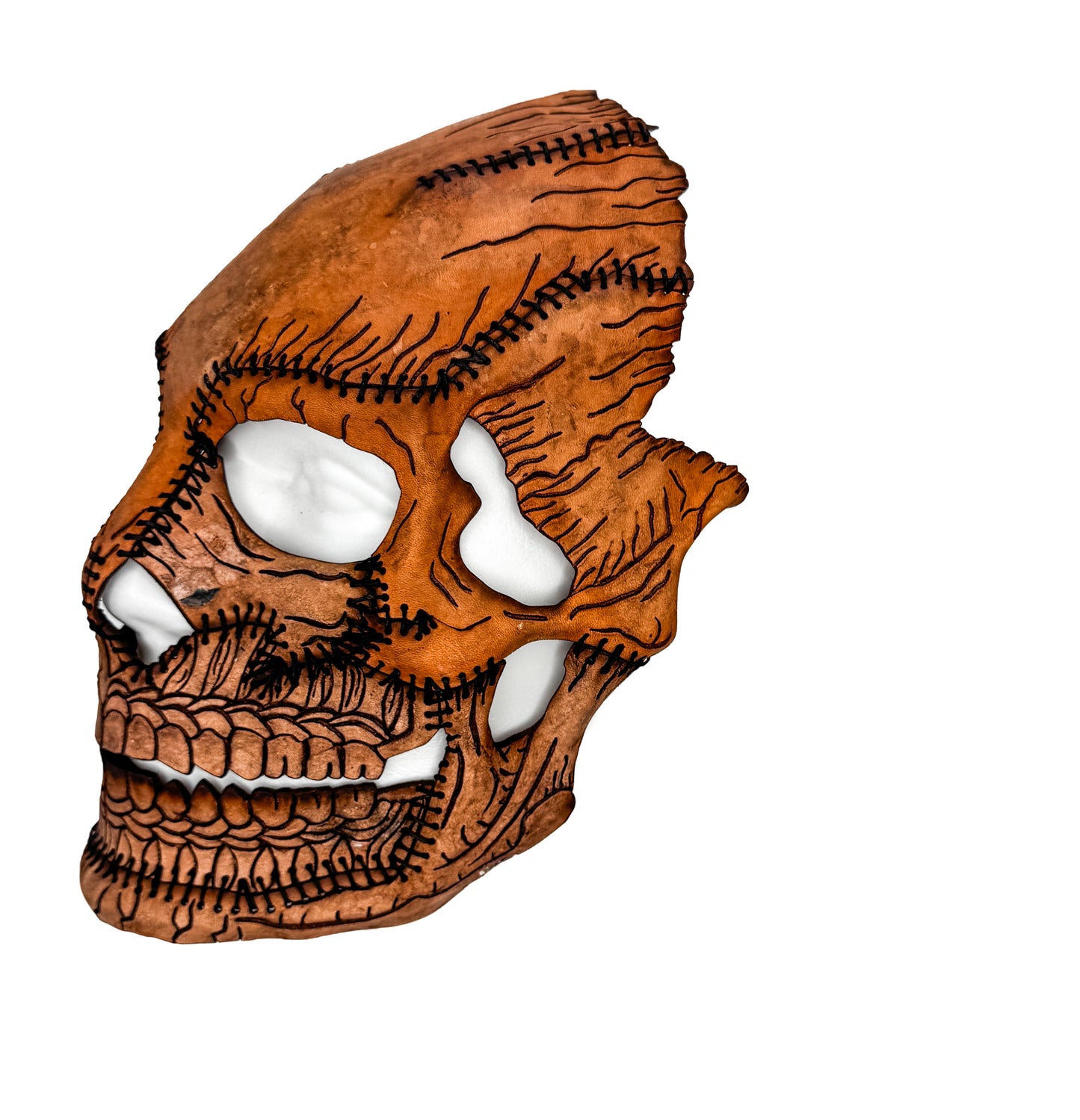 Skull Mask Printable Pattern With Instructional Guide