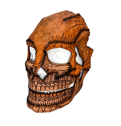 Skull Mask Printable Pattern With Instructional Guide