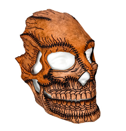 Skull Mask Printable Pattern With Instructional Guide