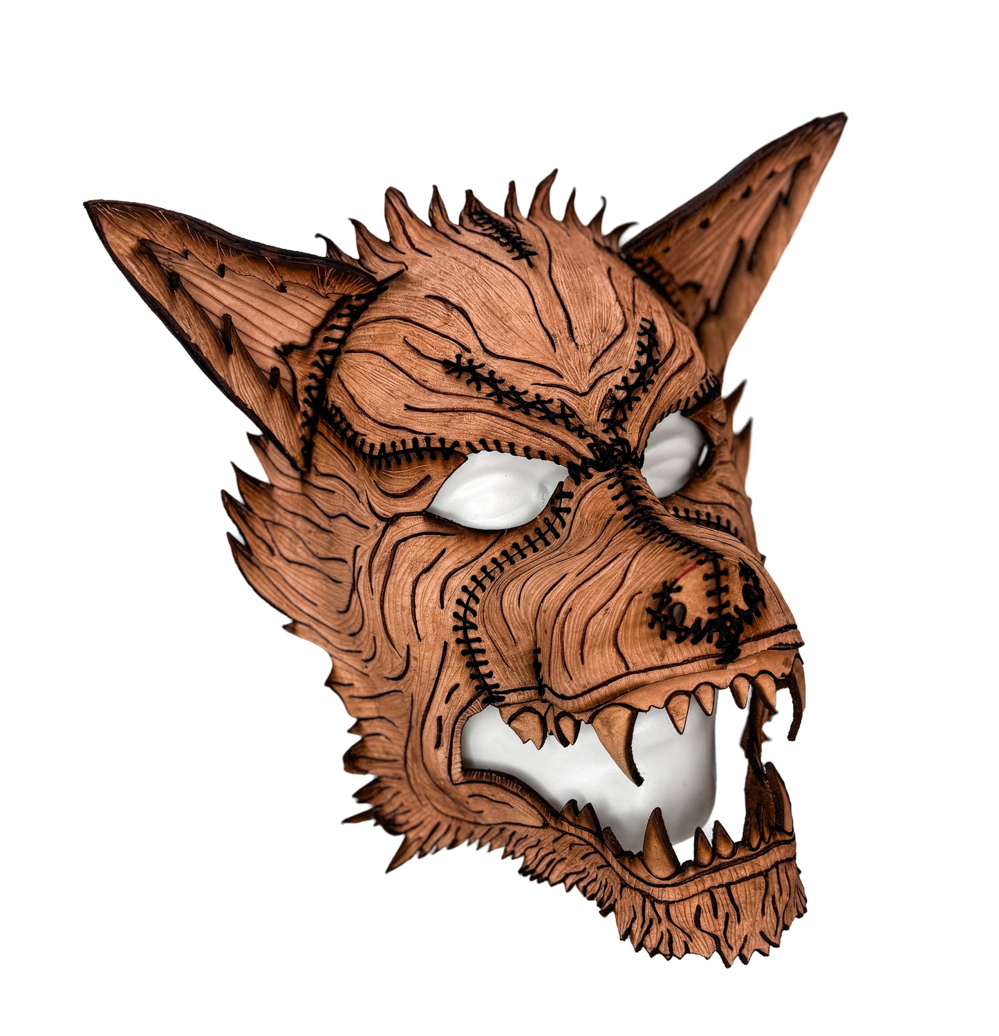 Big Bad Wolf Mask Printable Pattern With Instructional Guide