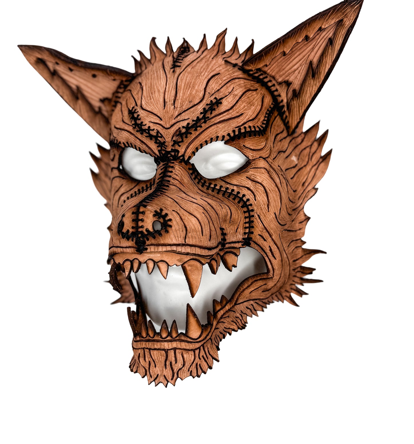 Big Bad Wolf Mask Printable Pattern With Instructional Guide