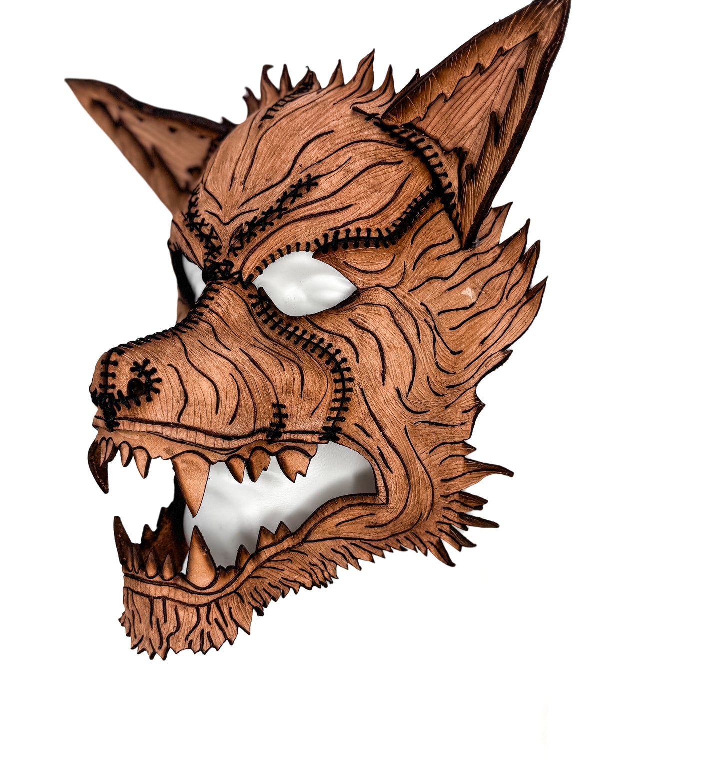 Big Bad Wolf Mask Printable Pattern With Instructional Guide