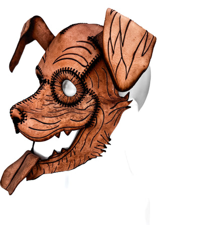 Friendly Dog Mask Printable Pattern With Instructional Guide