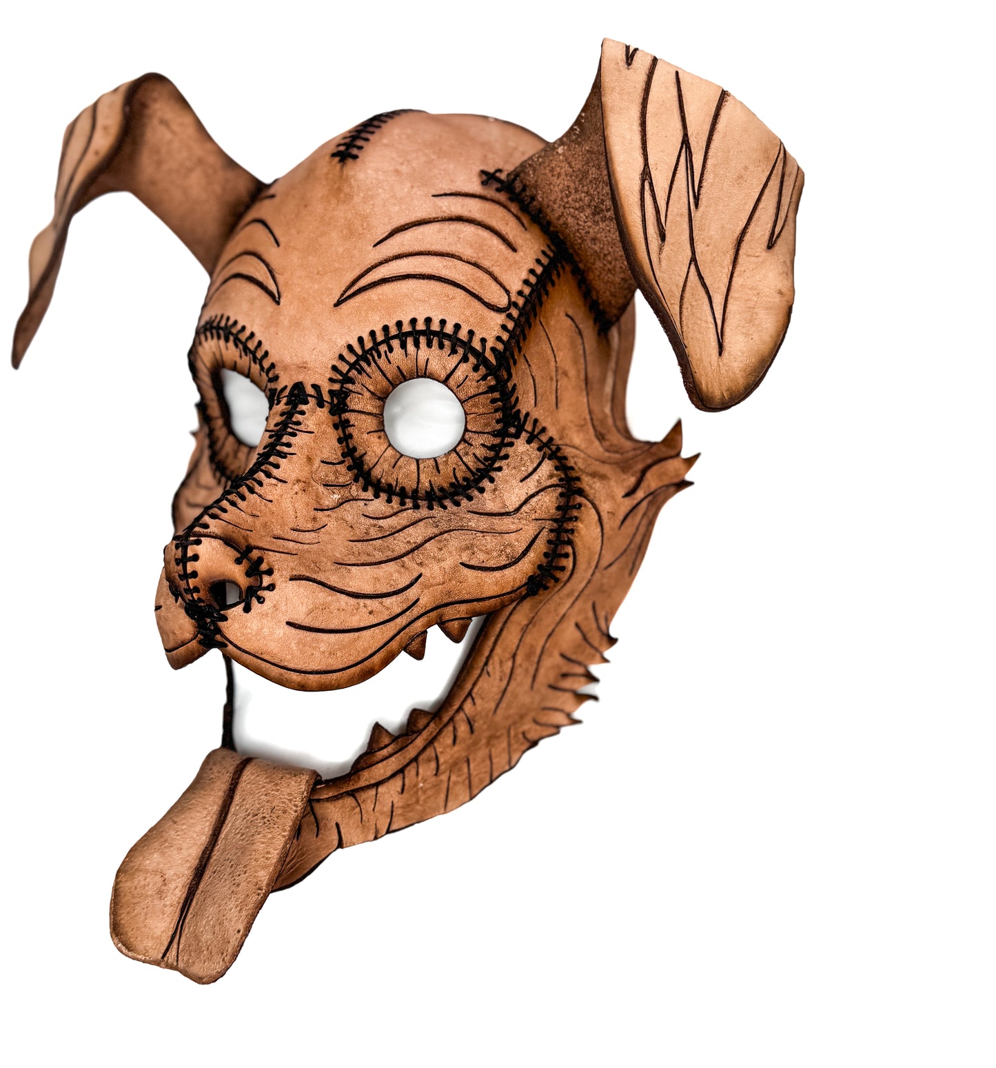 Friendly Dog Mask Printable Pattern With Instructional Guide