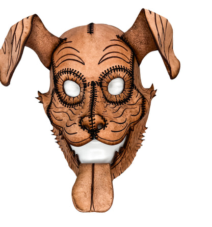 Friendly Dog Mask Printable Pattern With Instructional Guide