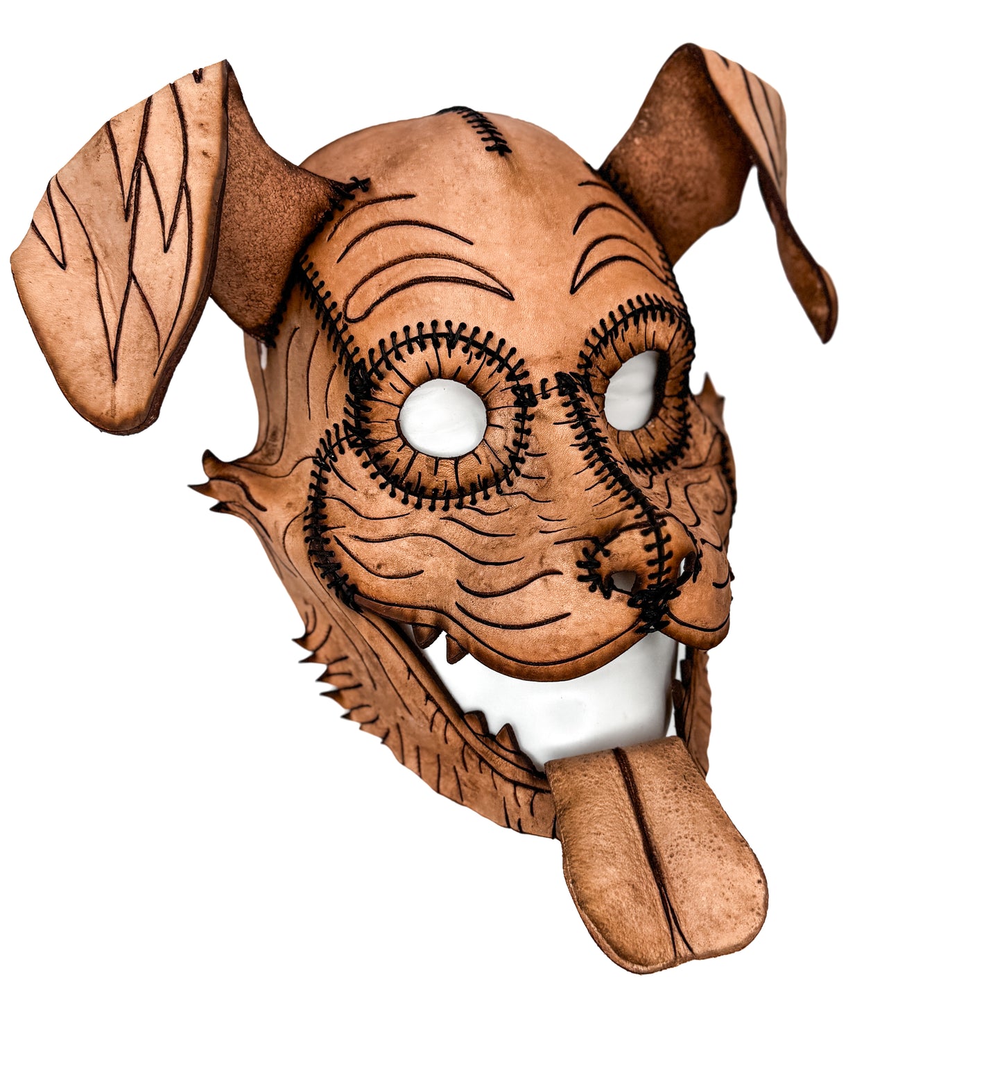 Friendly Dog Mask Printable Pattern With Instructional Guide