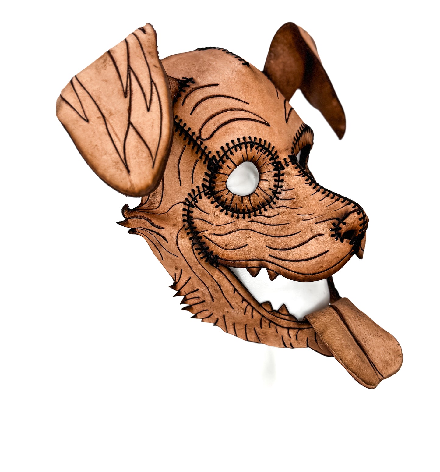 Friendly Dog Mask Printable Pattern With Instructional Guide