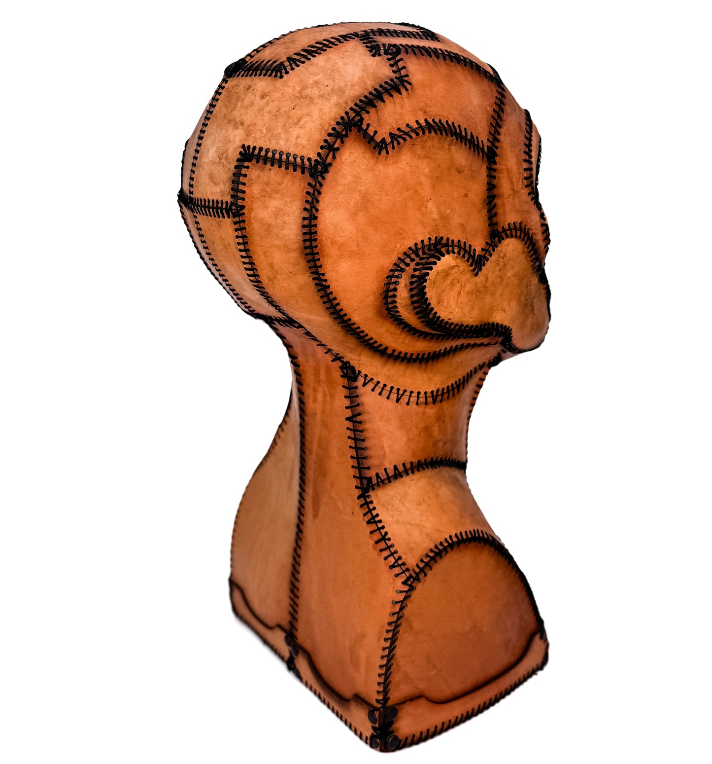 Leather Mannequin Head Printable Pattern With Guide and Video Tutorial