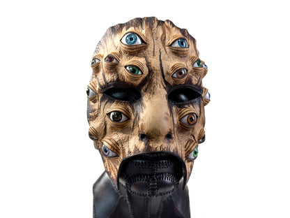 Many Eyes - Open Mouth  Handmade Mask for Halloween, Performance or Cosplay Costume (Copy)