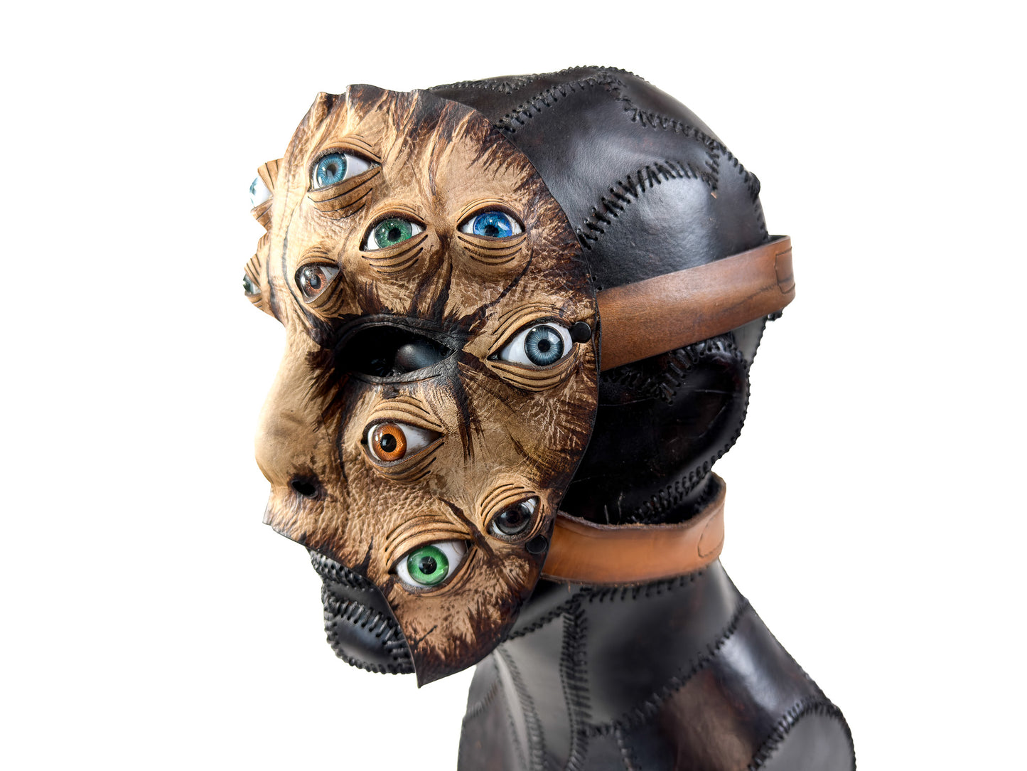 Many Eyes - Open Mouth  Handmade Mask for Halloween, Performance or Cosplay Costume (Copy)