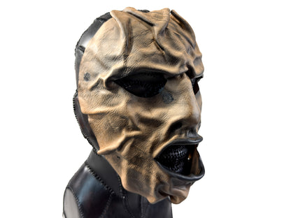 One of A Kind Hand Sculpted Mask - Handmade Genuine Leather