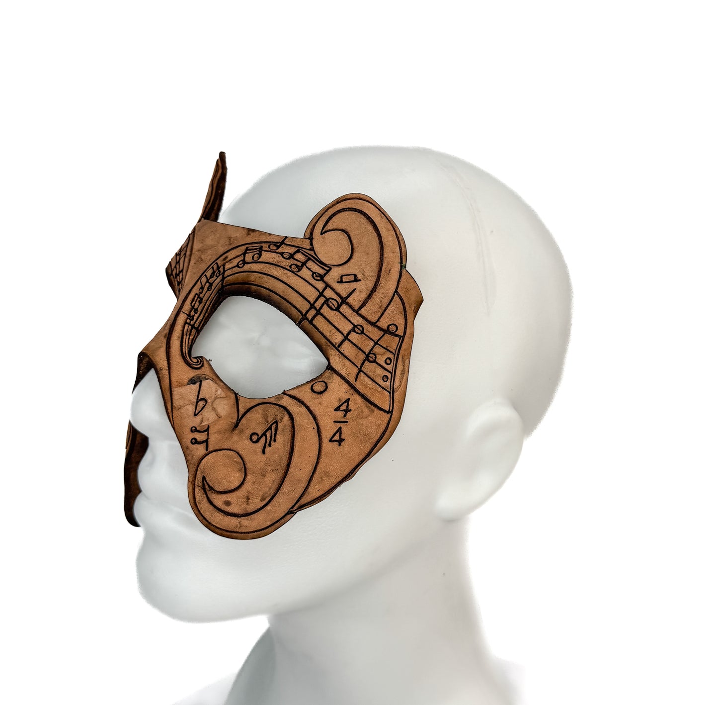 Music Eye Mask Printable Pattern With Instructional Guide