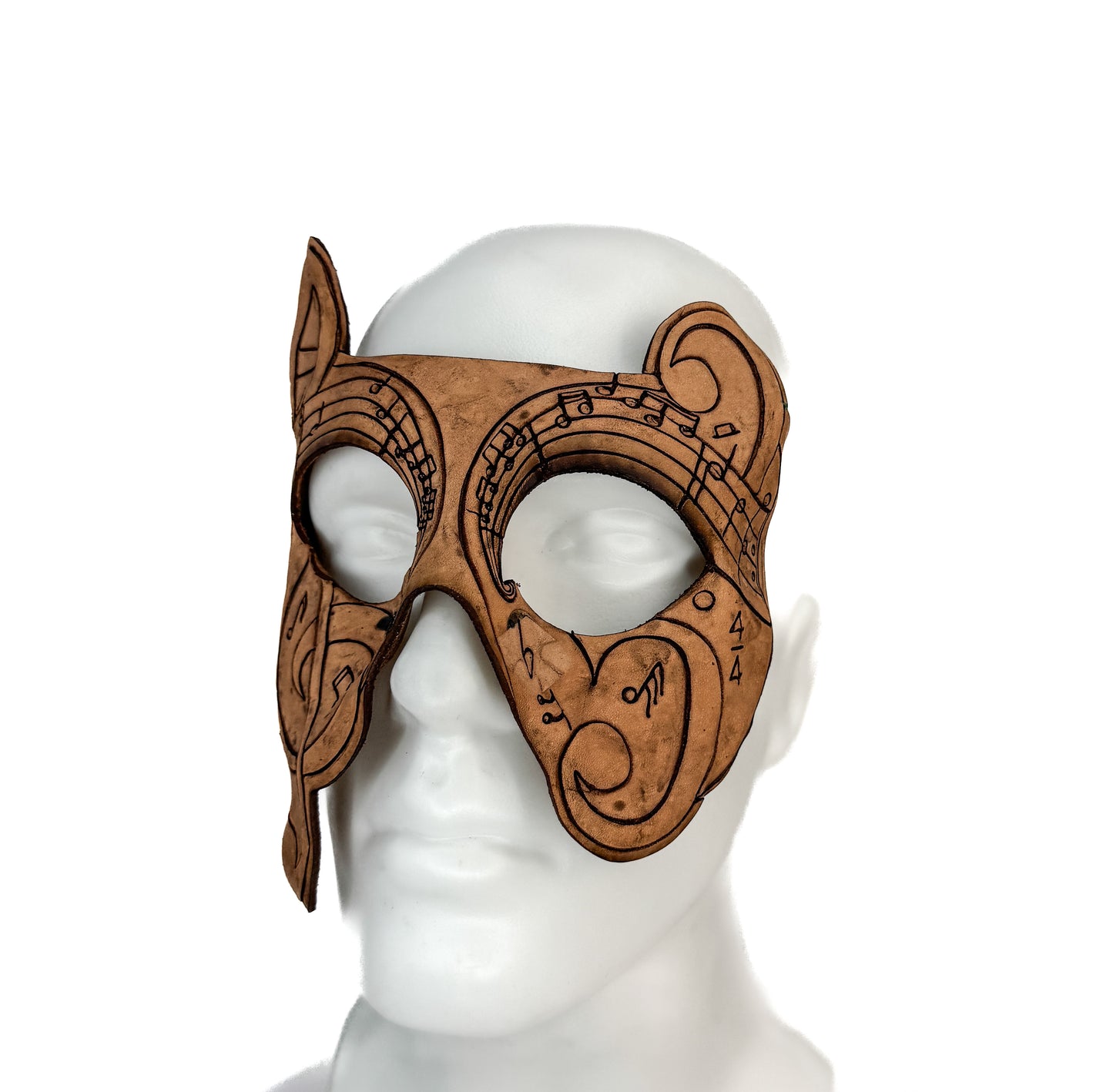 Music Eye Mask Printable Pattern With Instructional Guide