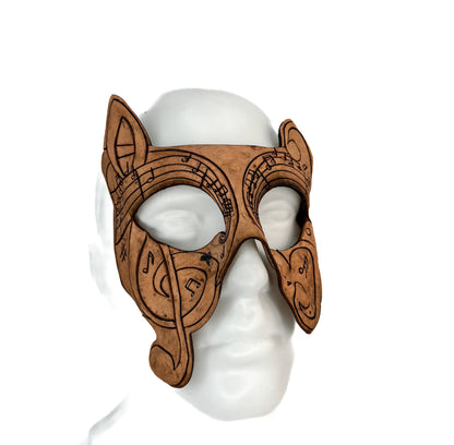 Music Eye Mask Printable Pattern With Instructional Guide