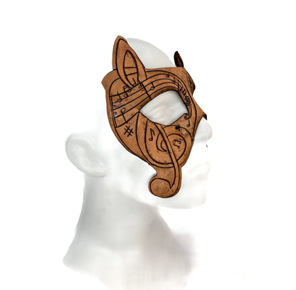 Music Eye Mask Printable Pattern With Instructional Guide