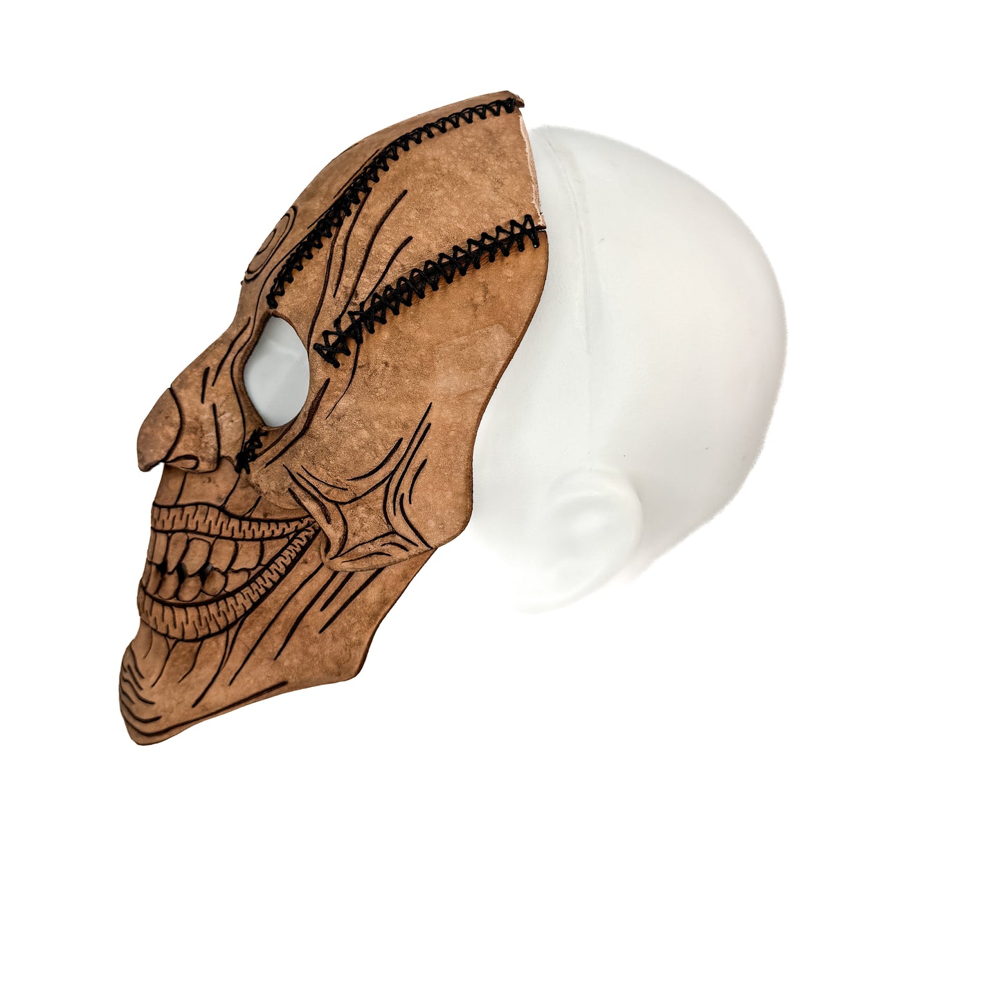 Clown Mask Printable Pattern With Instructional Guide