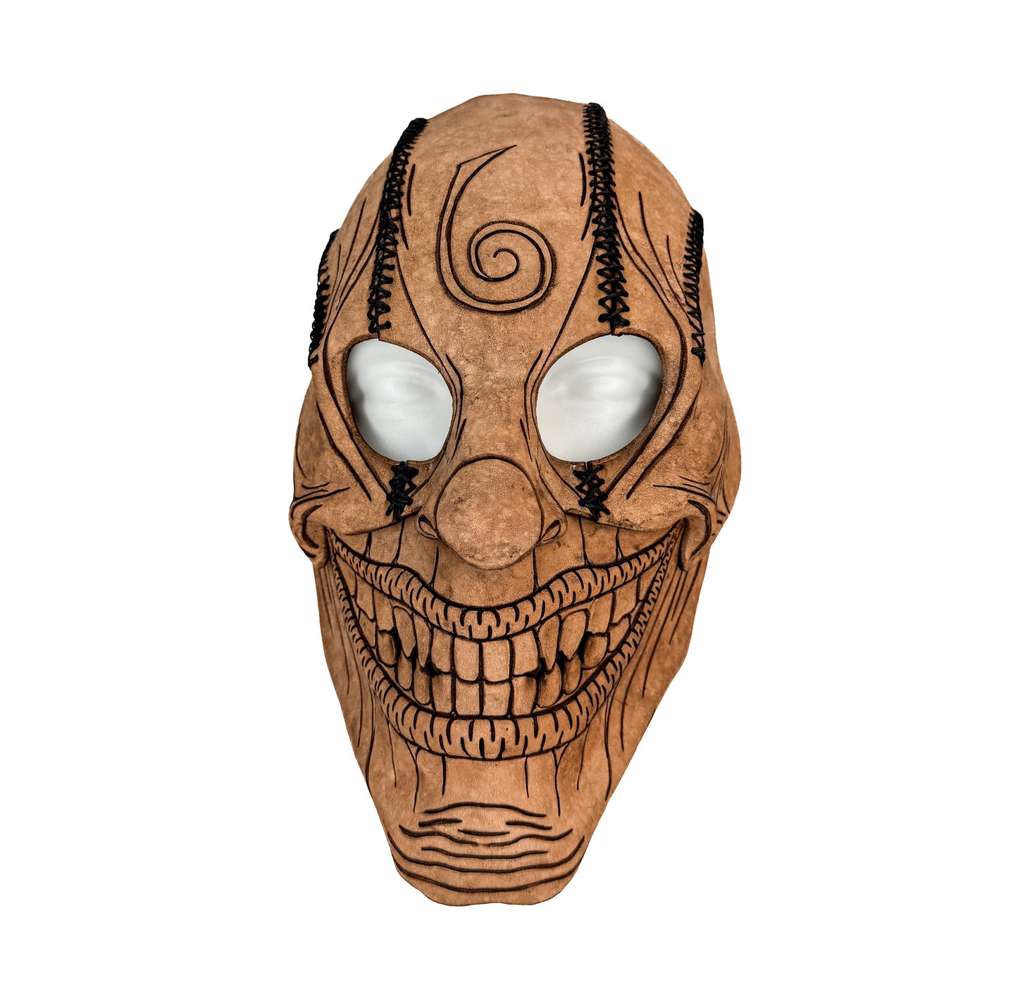 Clown Mask Printable Pattern With Instructional Guide