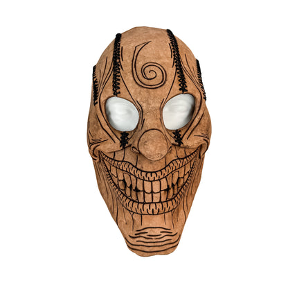 Clown Mask Printable Pattern With Instructional Guide