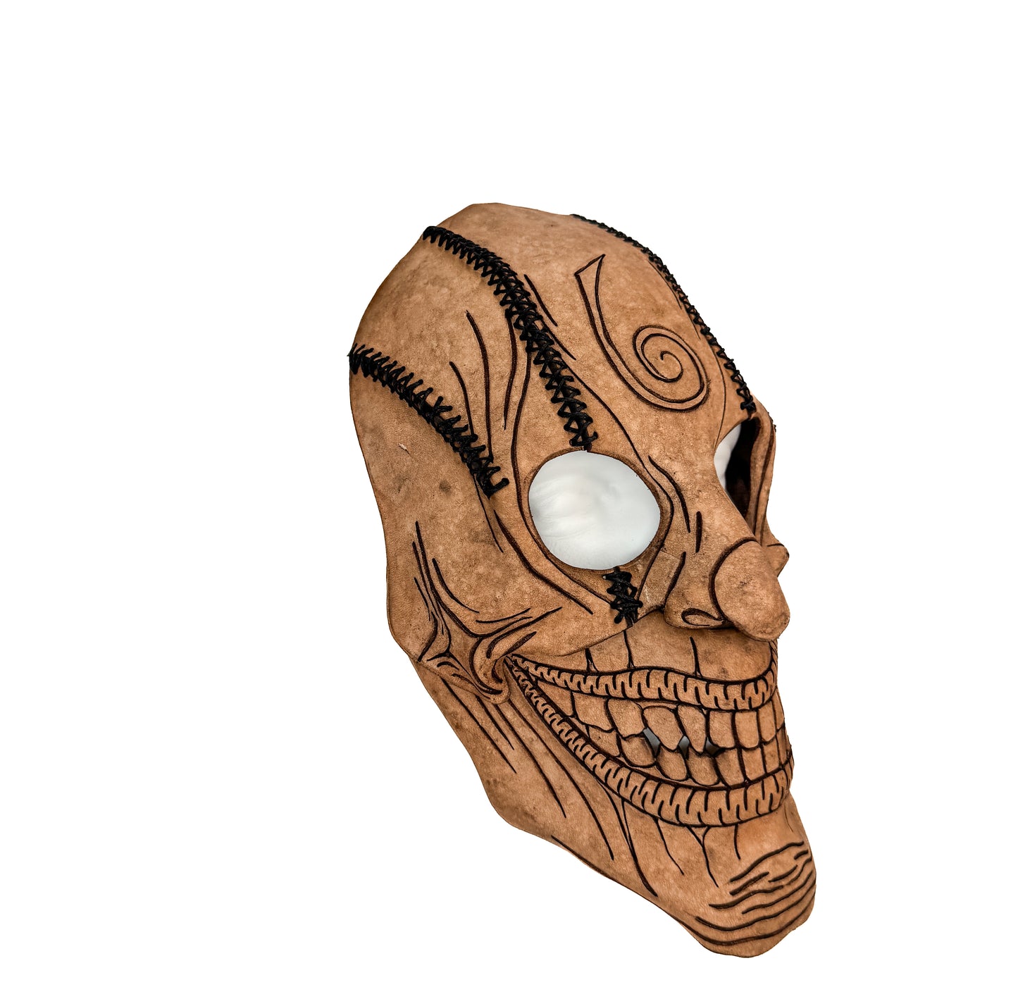 Clown Mask Printable Pattern With Instructional Guide