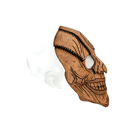 Clown Mask Printable Pattern With Instructional Guide