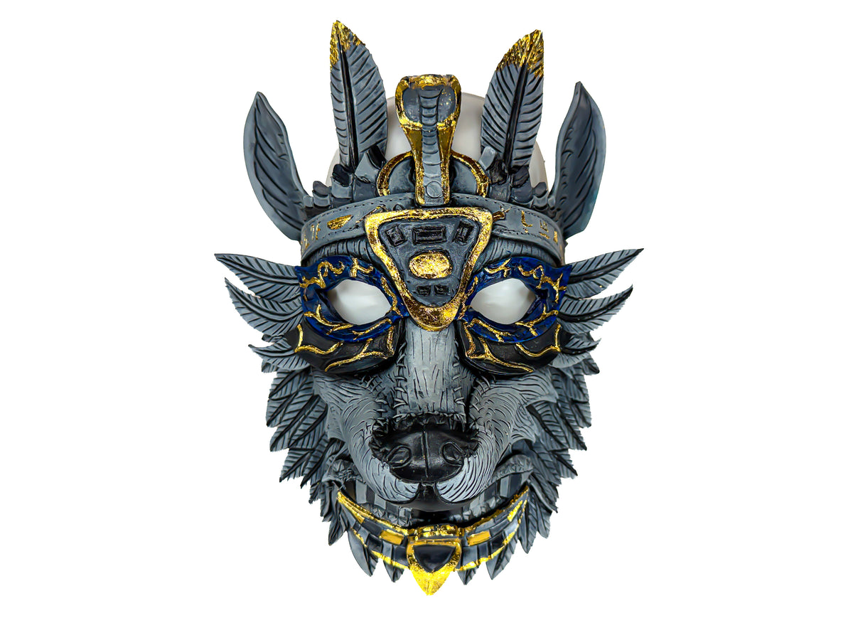 Handmade Leather Anubis Mask