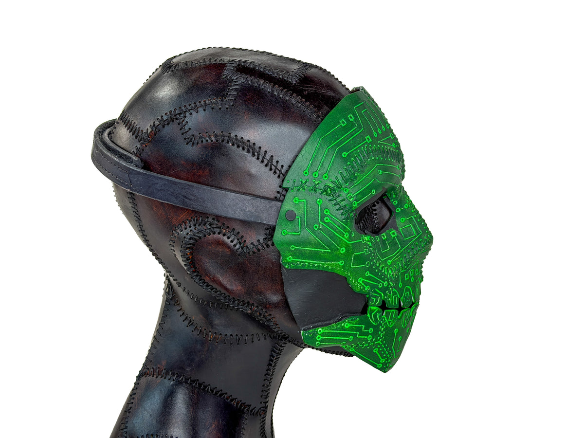 Genuine Leather Mask - Short Circuit