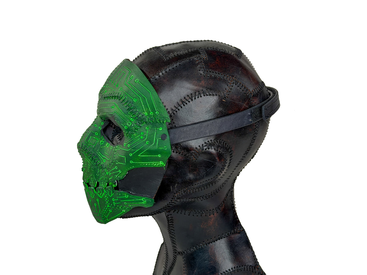 Genuine Leather Mask - Short Circuit