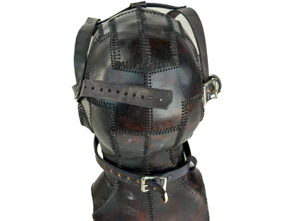 One of a Kind - Never Reproduced Clown Handmade Leather Clown Mask: Halloween Cosplay Costume