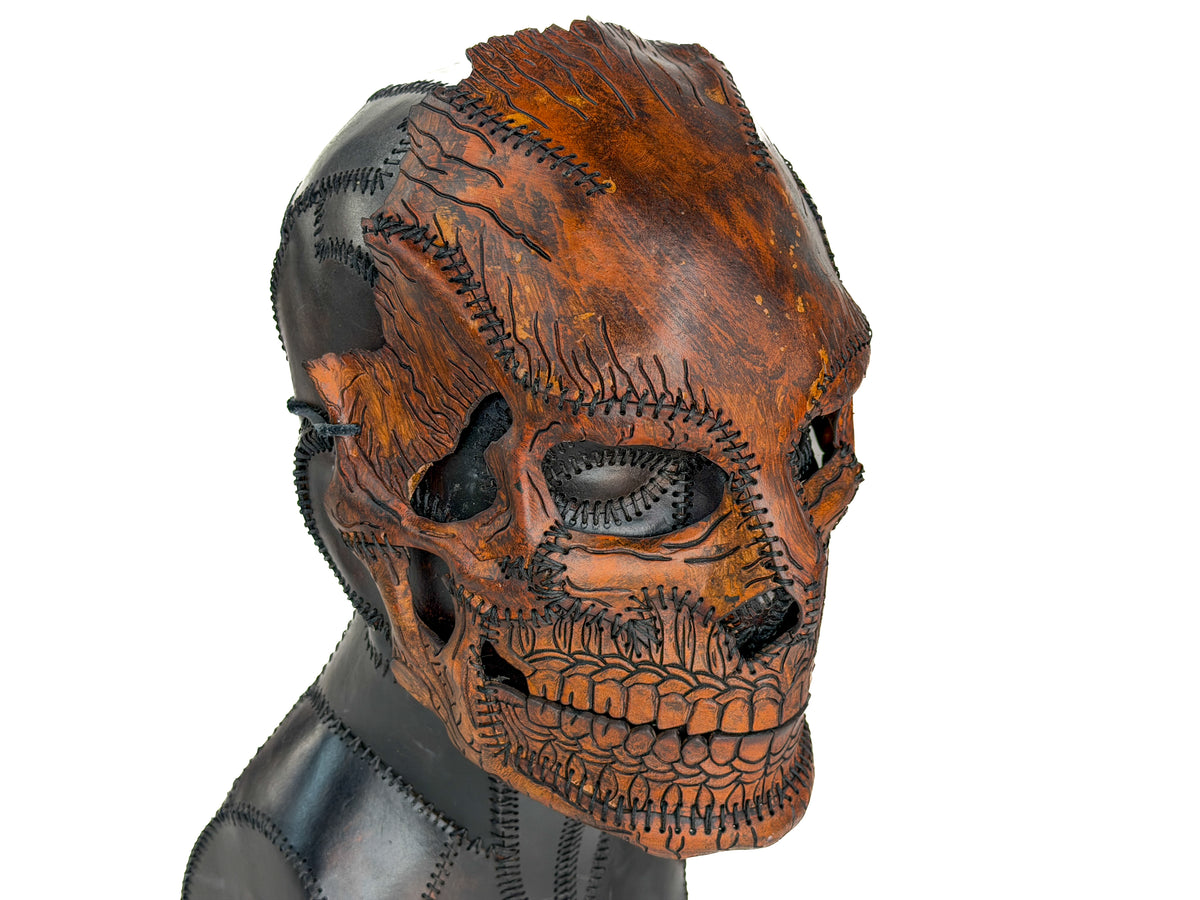 Full Face Skull Handmade Genuine Leather Mask