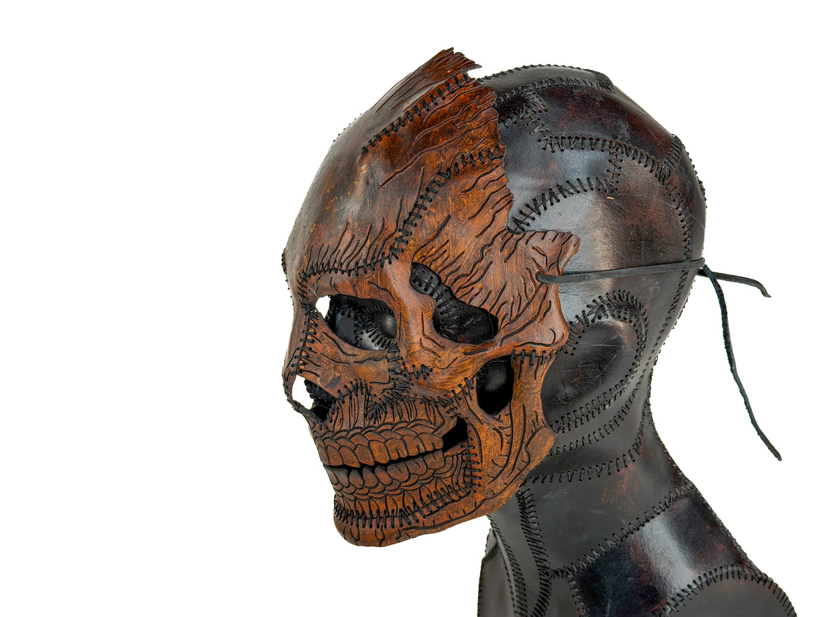 Full Face Skull Handmade Genuine Leather Mask