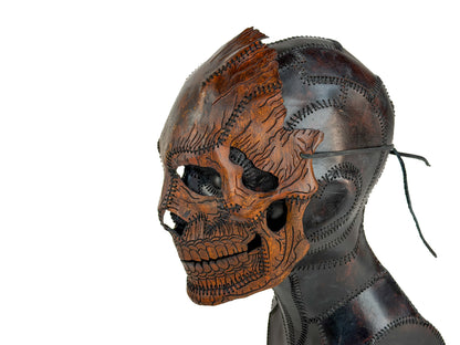 Full Face Skull Handmade Genuine Leather Mask