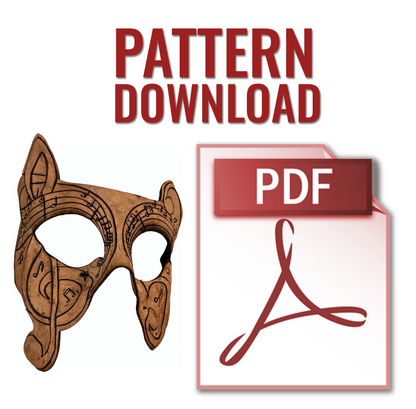 Music Eye Mask Printable Pattern With Instructional Guide