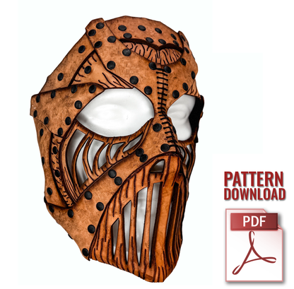 Restraint Mask Printable Pattern With Instructional Guide
