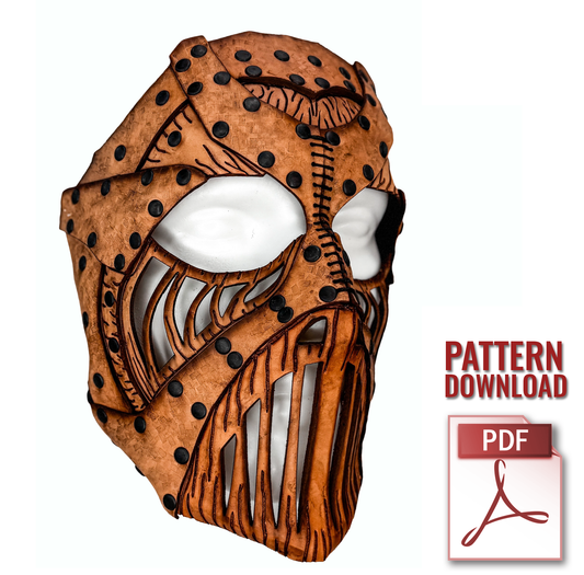 Restraint Mask Printable Pattern With Instructional Guide