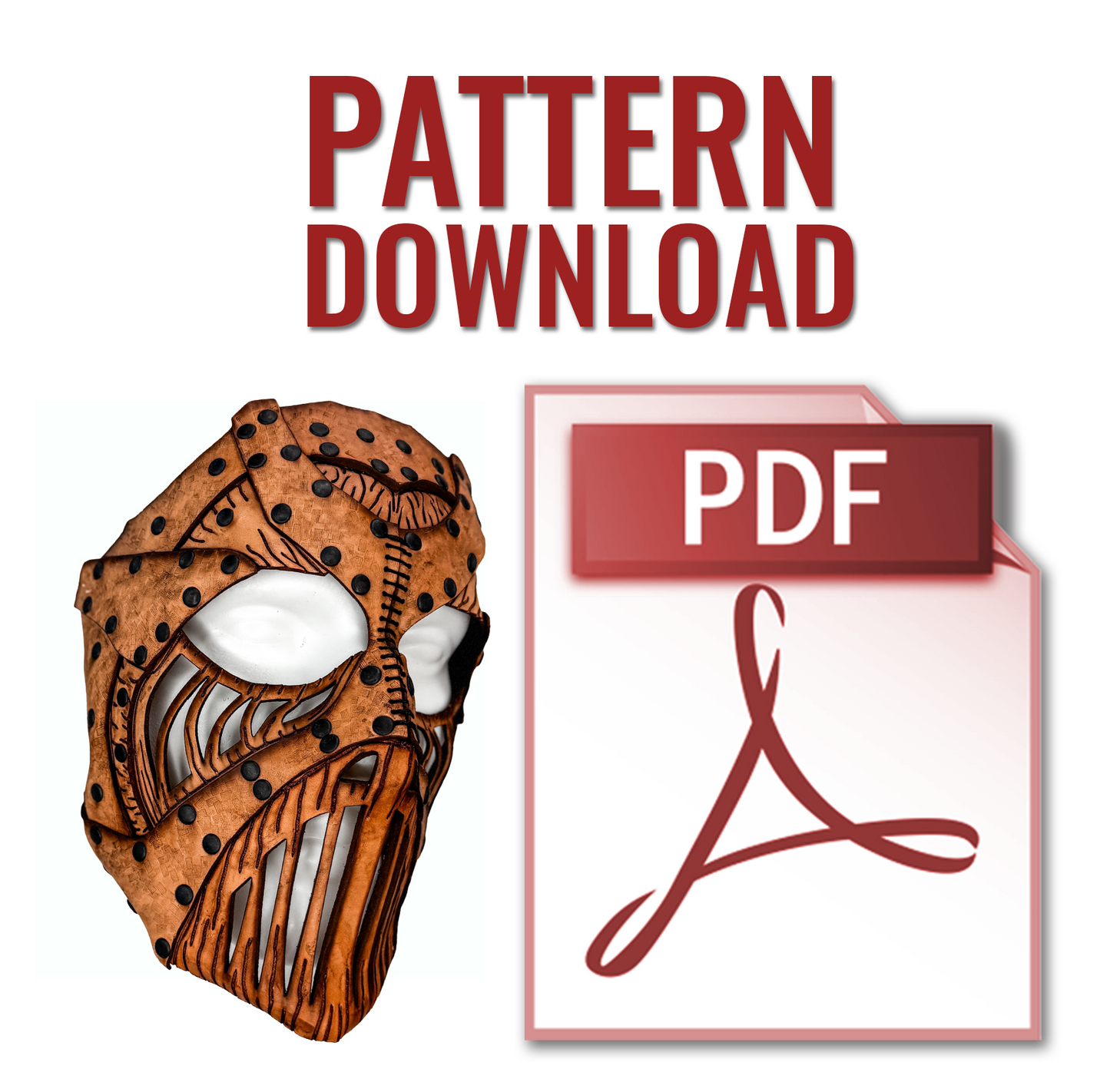 Restraint Mask Printable Pattern With Instructional Guide