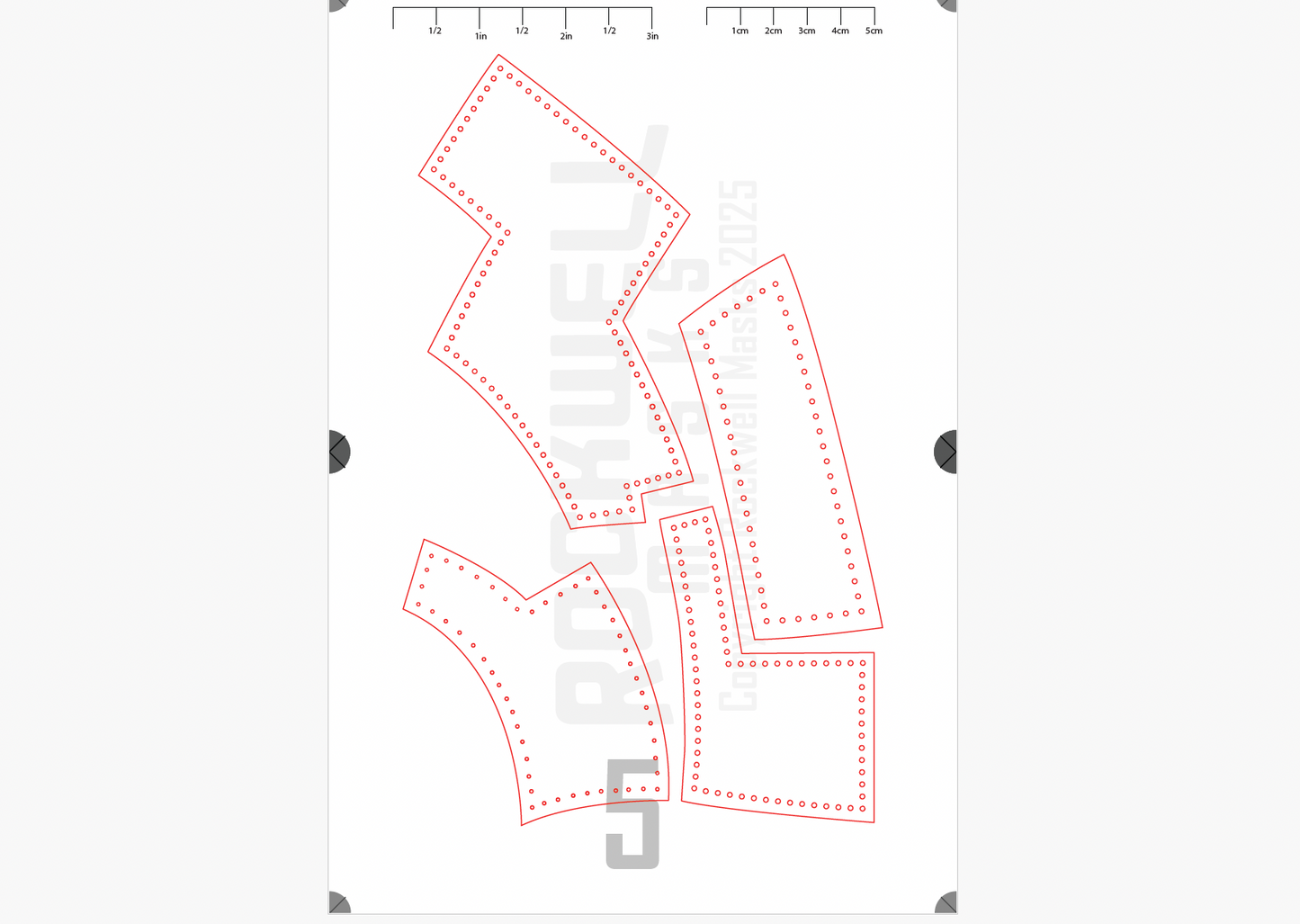 Leather Mannequin Head Printable Pattern With Guide and Video Tutorial