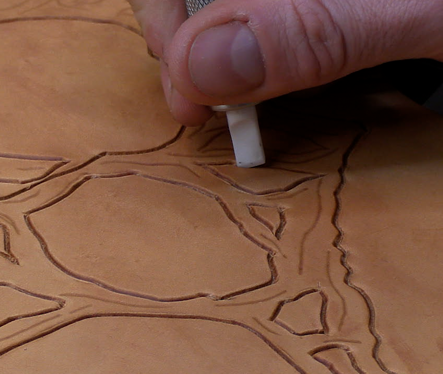 Leather Demon Skull Printable Pattern With Guide and Video Tutorial