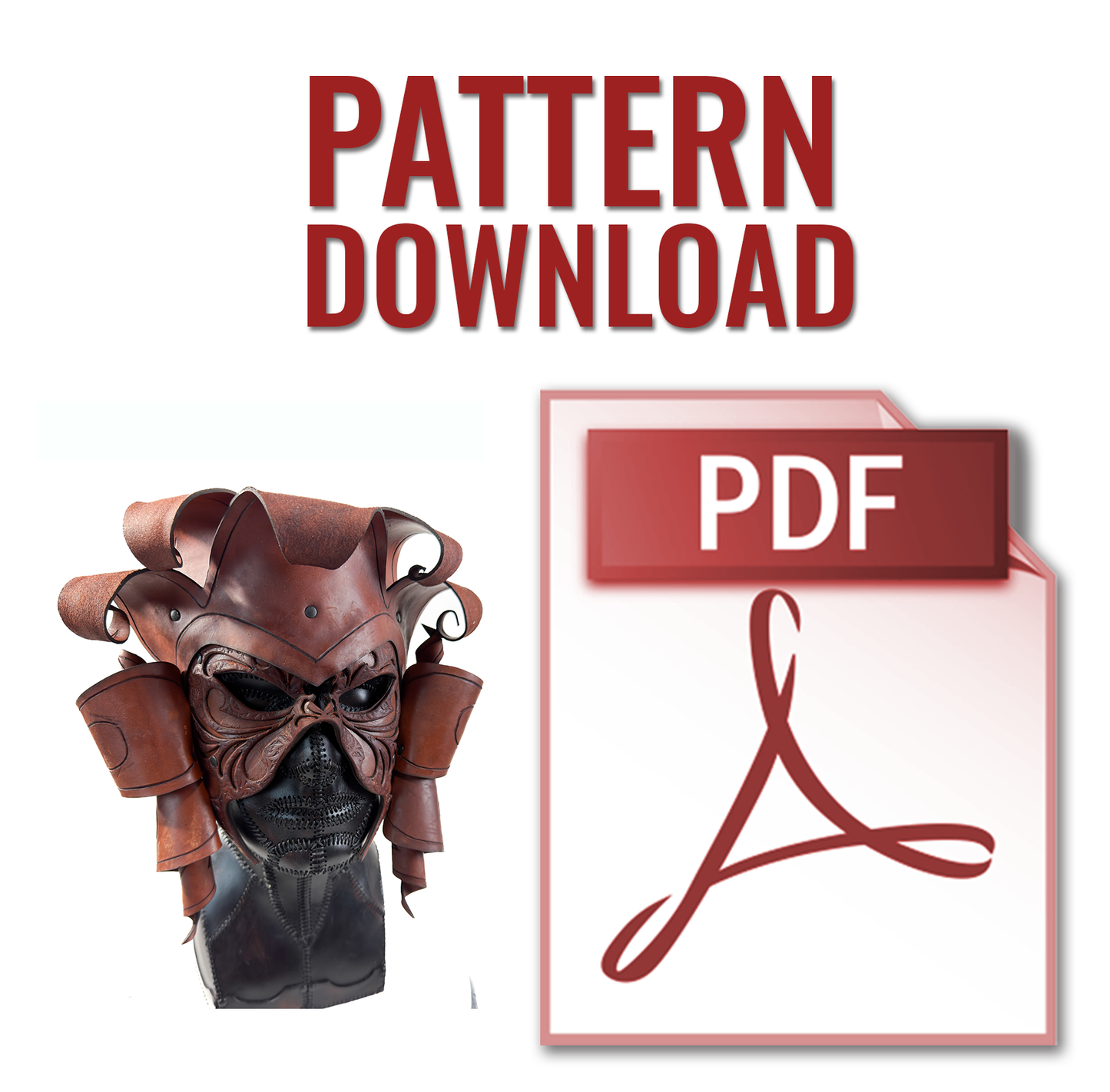 Venetian Jester Mask Printable Pattern With Instructional Guide