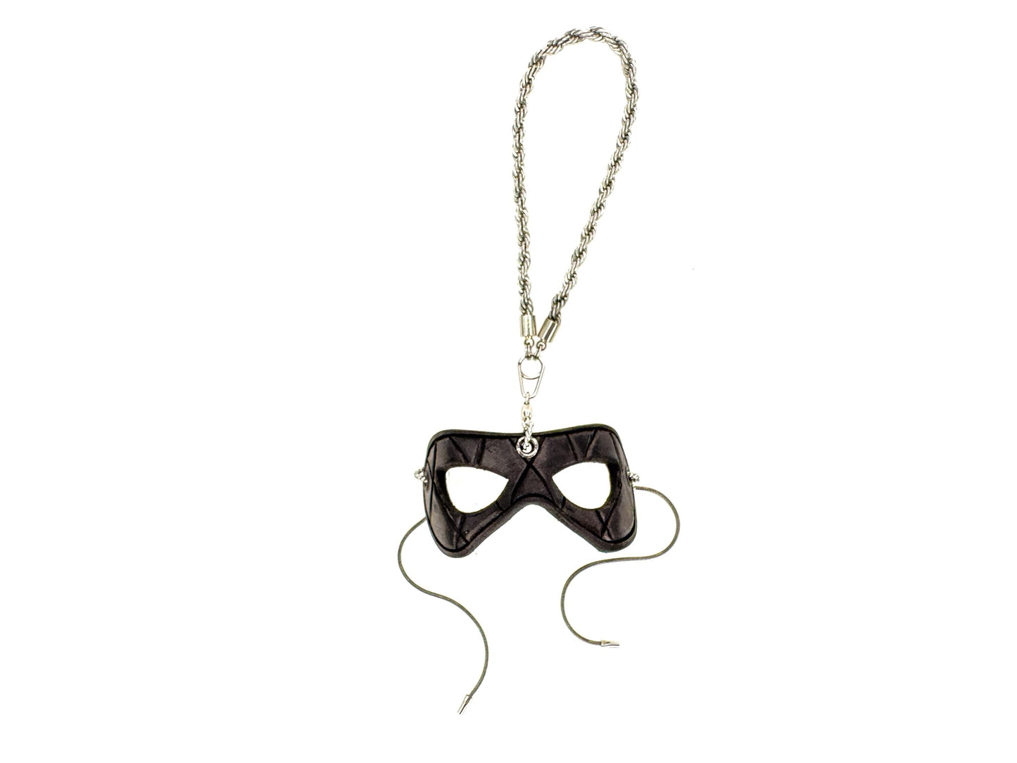 Masquerade Leather Mini Mask – Handcrafted Charm for Rearview Mirrors, Handbags, Lanyards, Party Favors & More