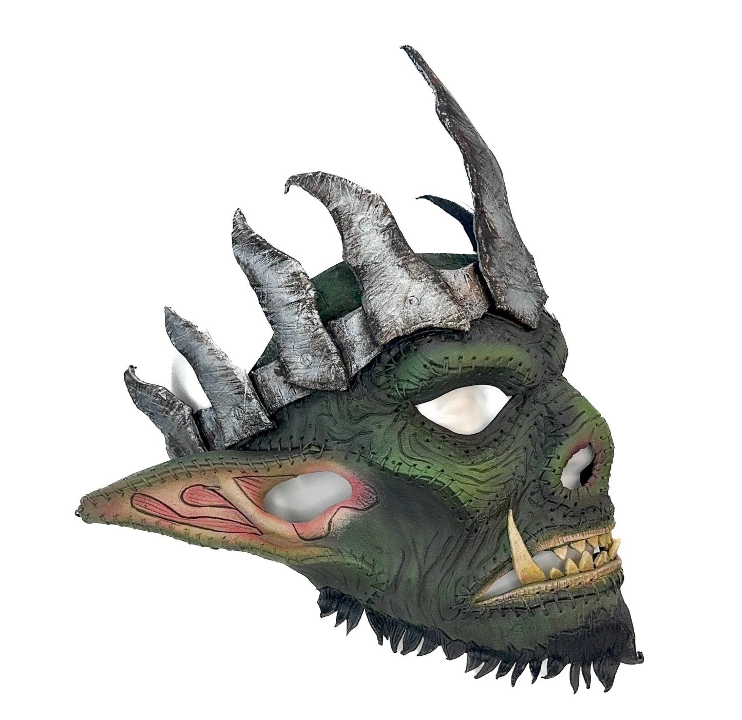 Goblin / Orc Mask Printable Pattern With Instructional Guide