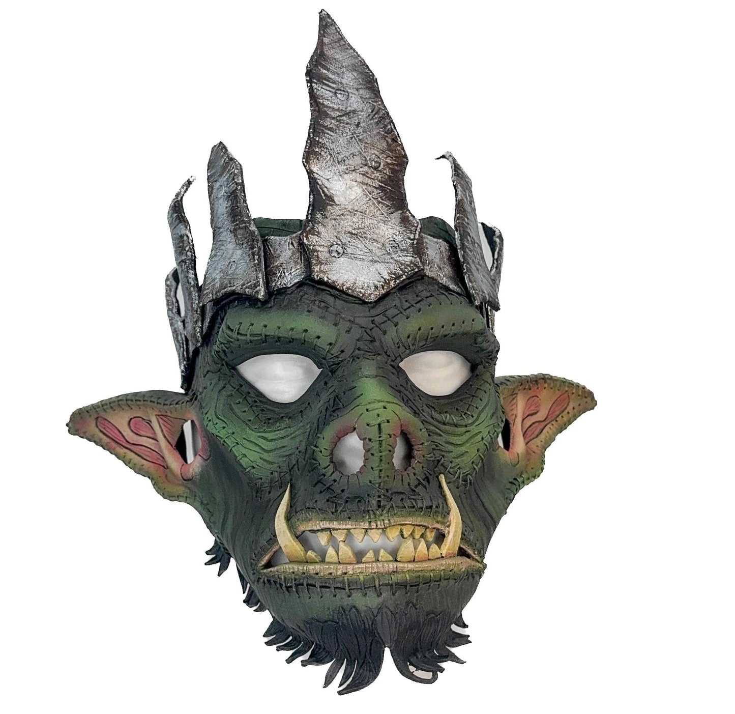 Goblin / Orc Mask Printable Pattern With Instructional Guide