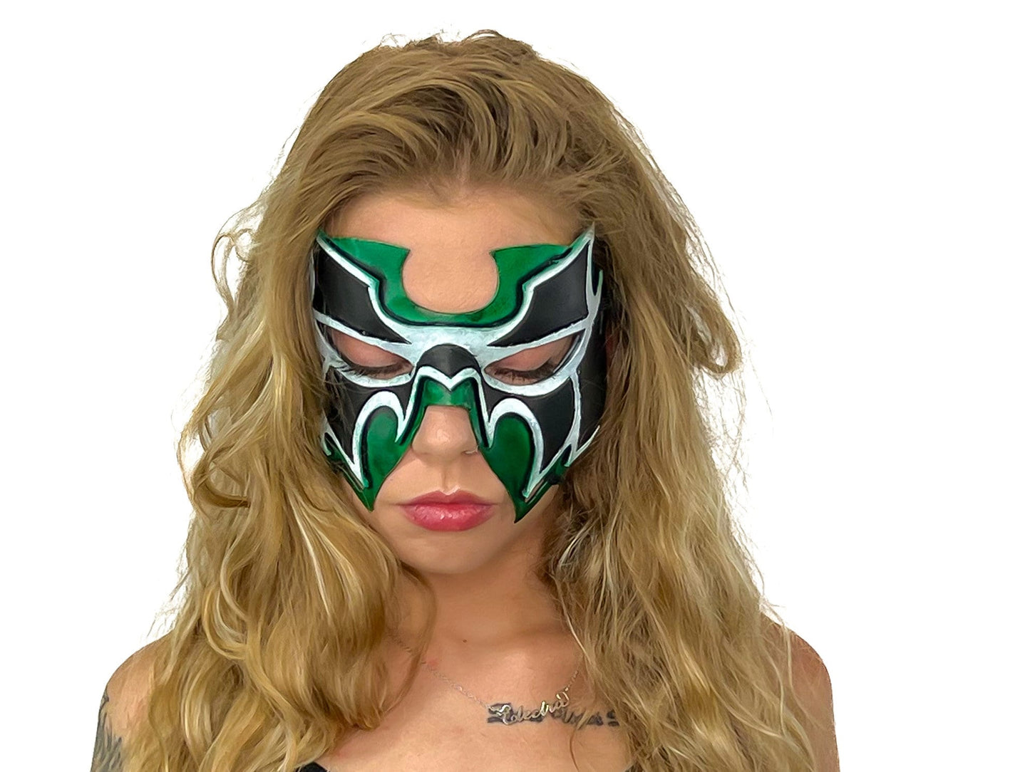 Super Hero Wrestling Mask Handmade Genuine Leather Mask