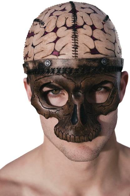 Frank's Brain Handmade Genuine Leather Mask