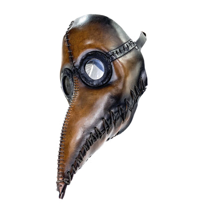 Plague Doctor Handmade Genuine Leather Mask