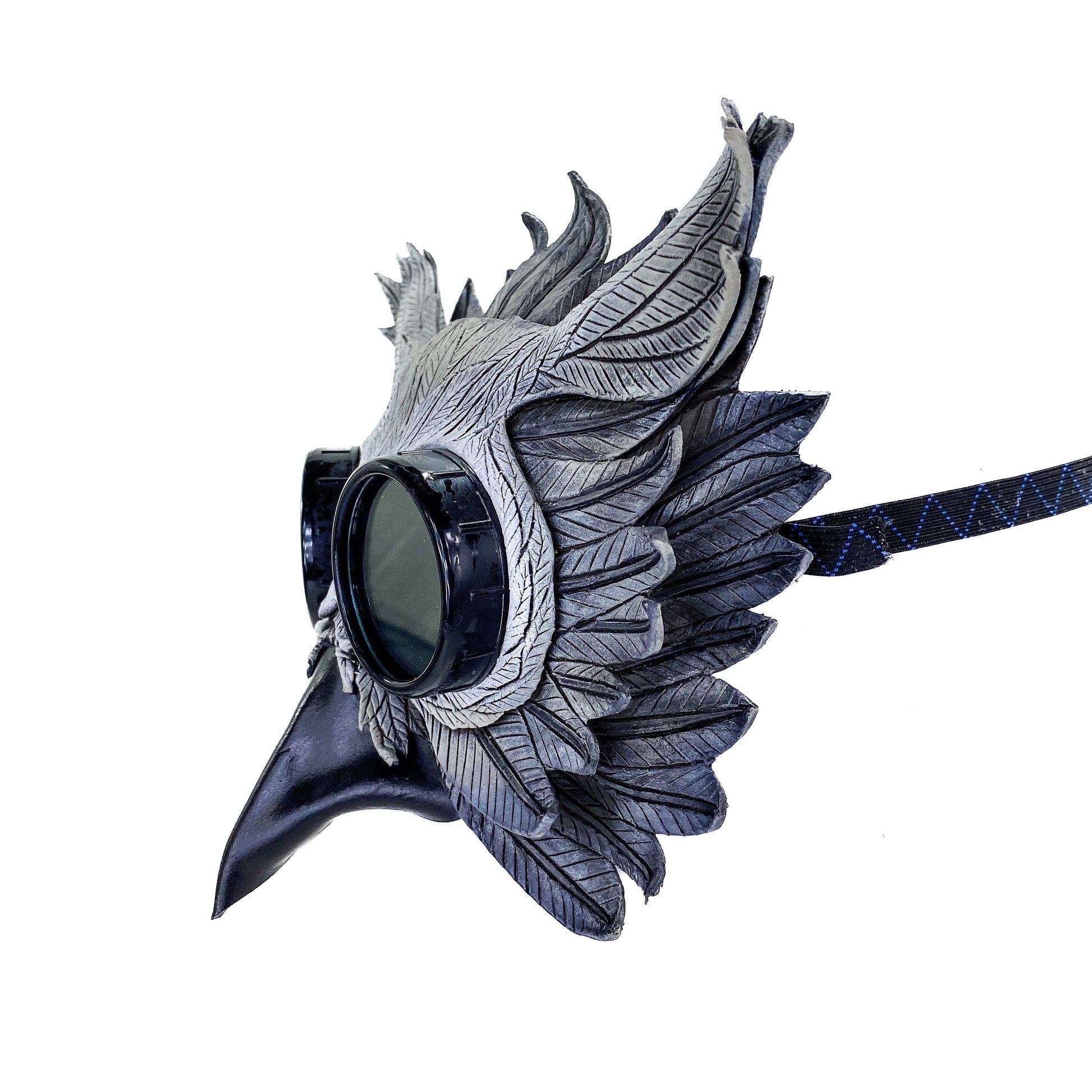owl goggles Horned Owl Goggles Handmade Genuine Leather Mask